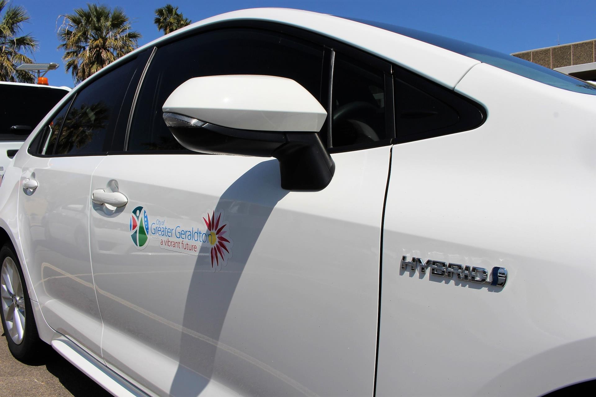 New hybrid vehicle addition to the City’s passenger fleet.