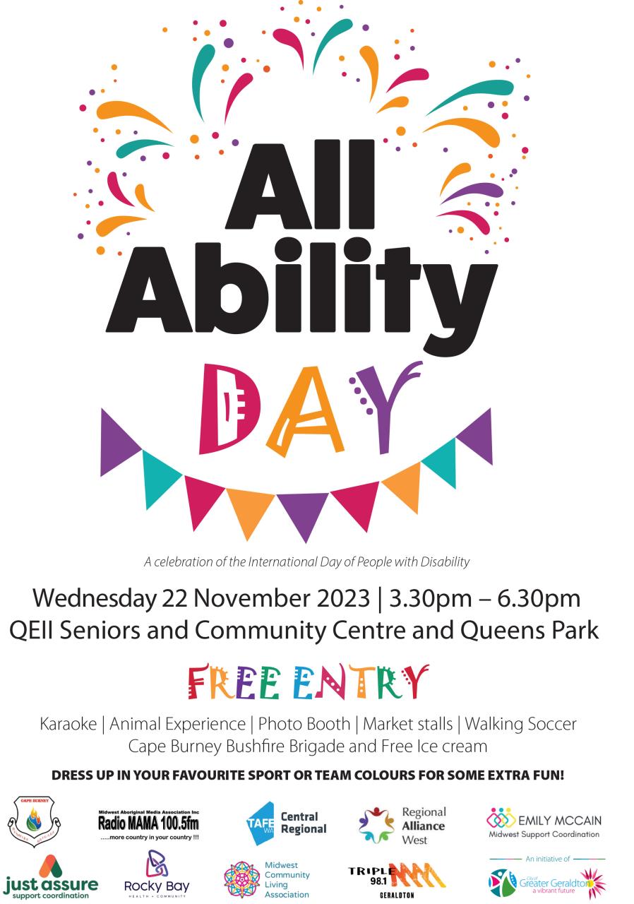 All ability day poster 2023