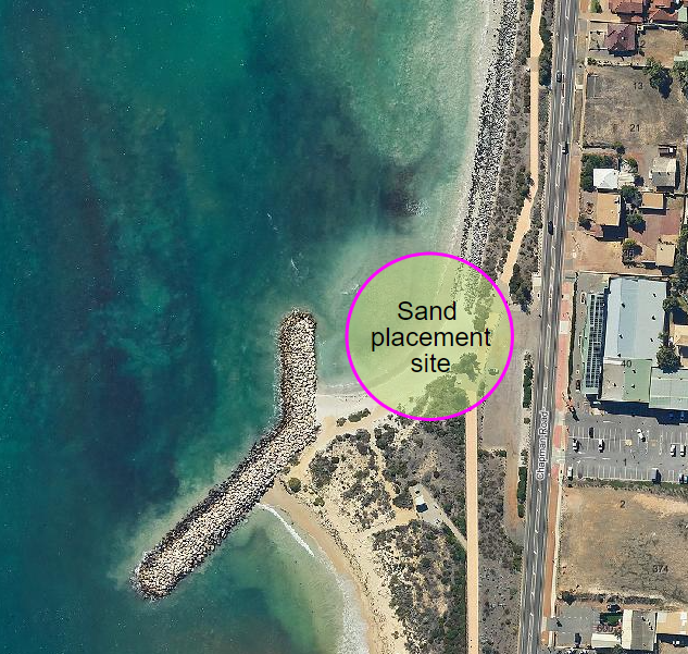 Map of site works