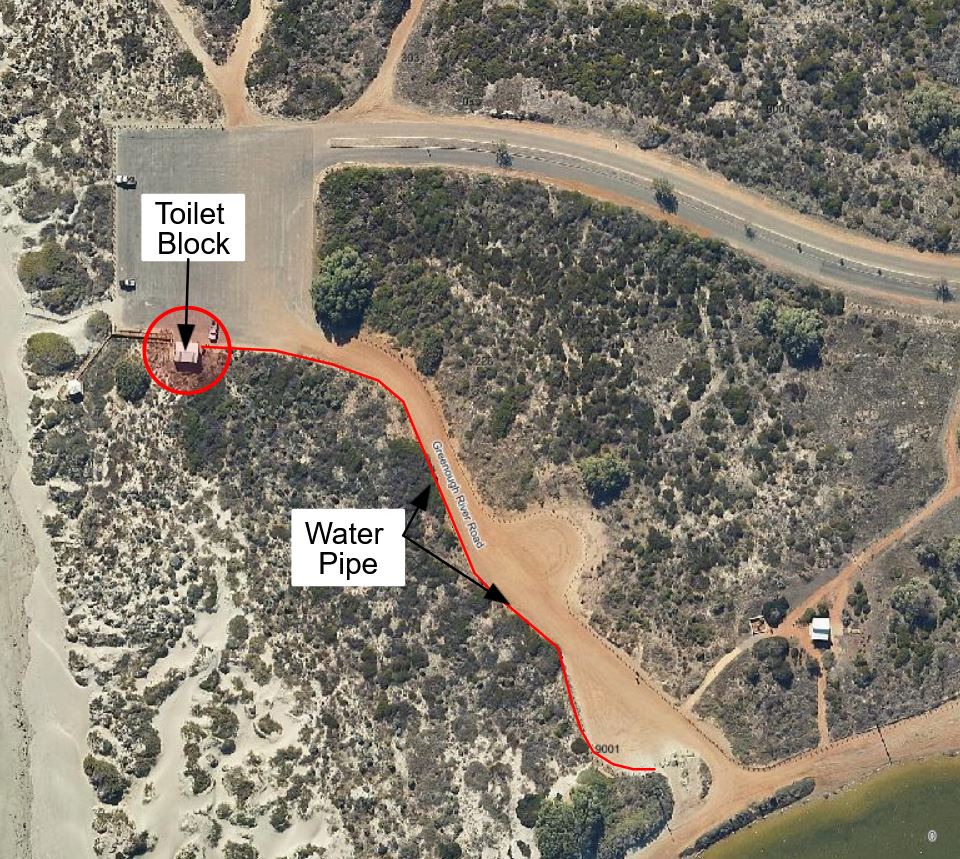 Site map of works