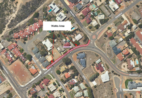 Site map of works