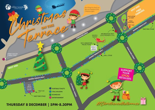 Christmas on the Terrace site map