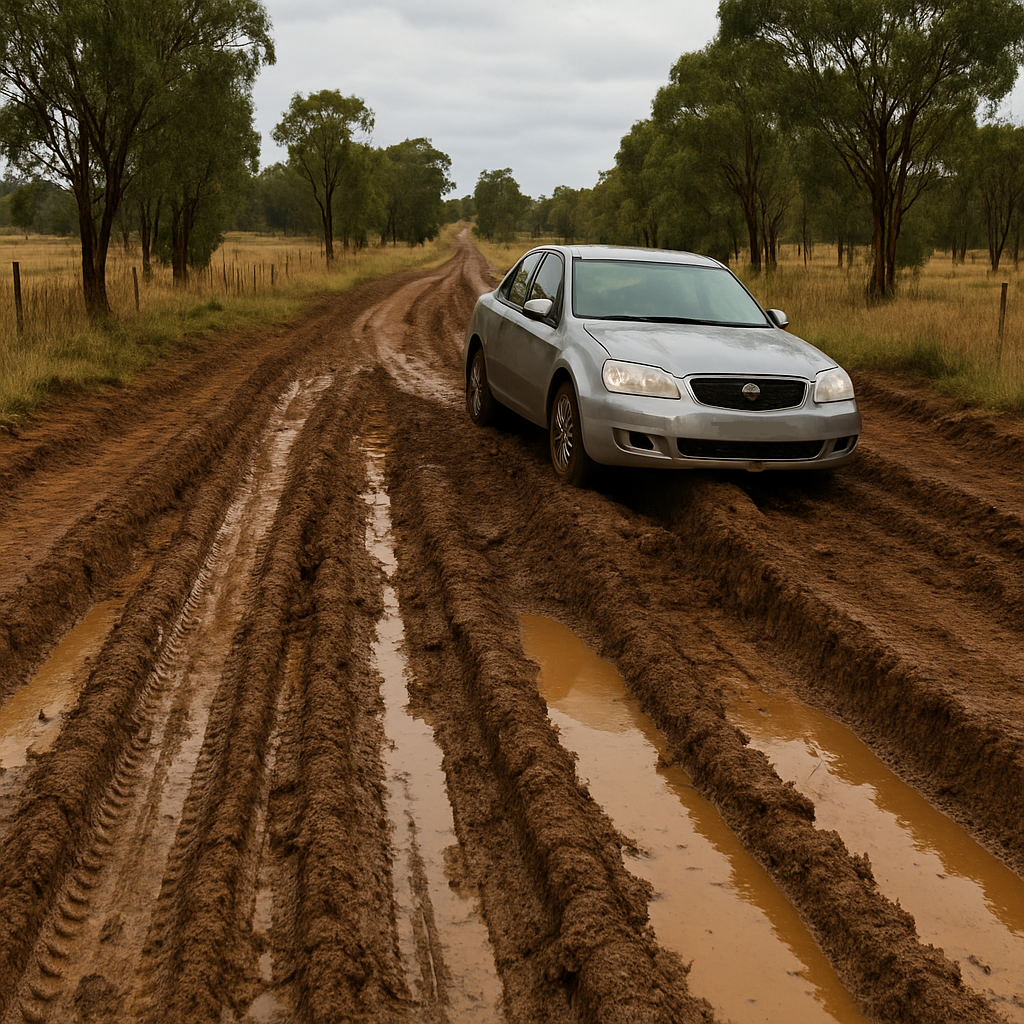 Damaged Rural Road