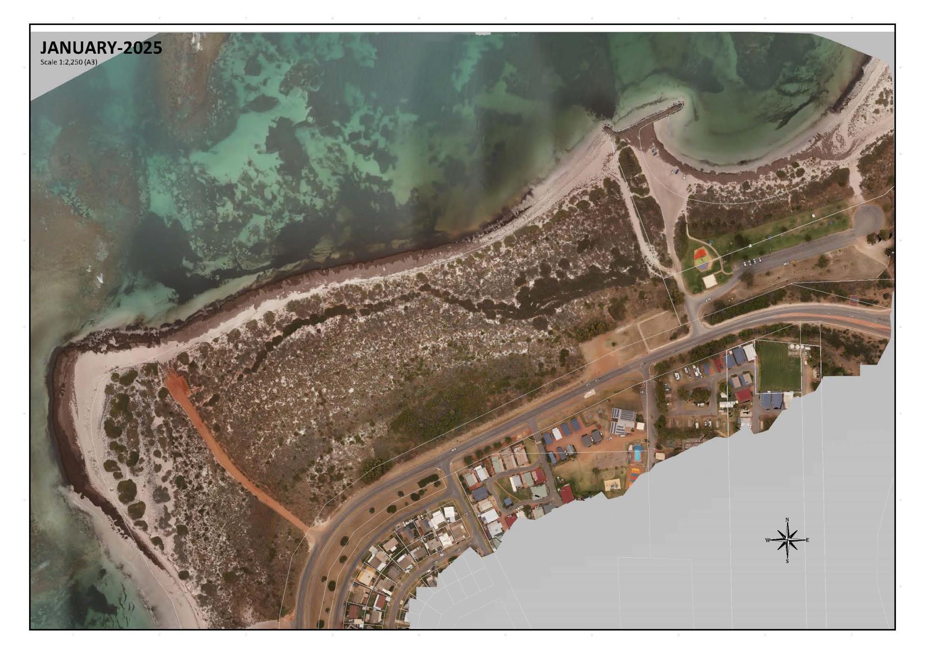 Pages Beach Aerial Image Janauary 2025