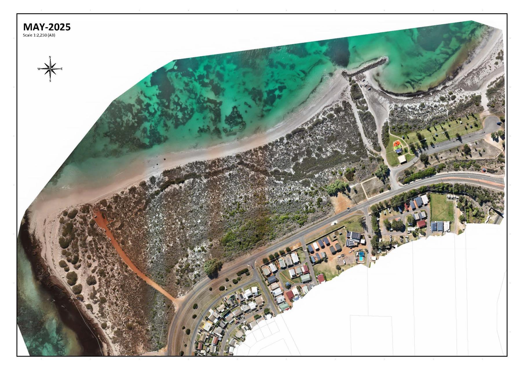 Pages Beach Aerial Image May 2025