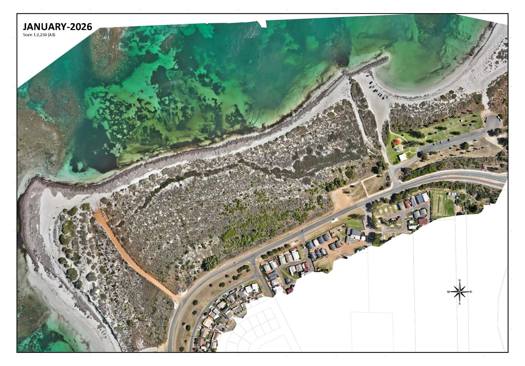 Aerial Image Pages Beach January 2026