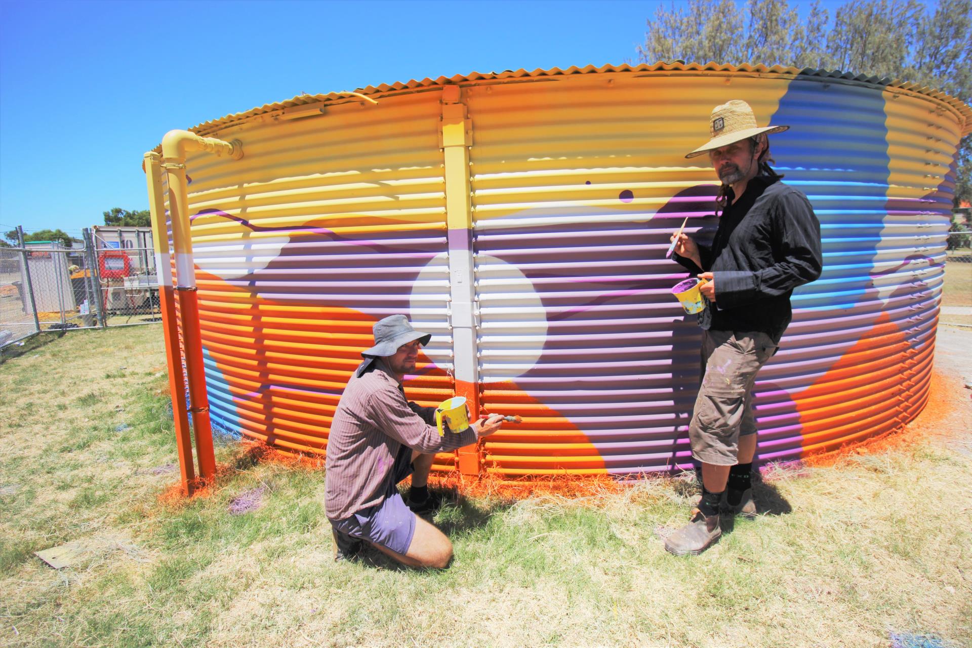 Water Tank Mural