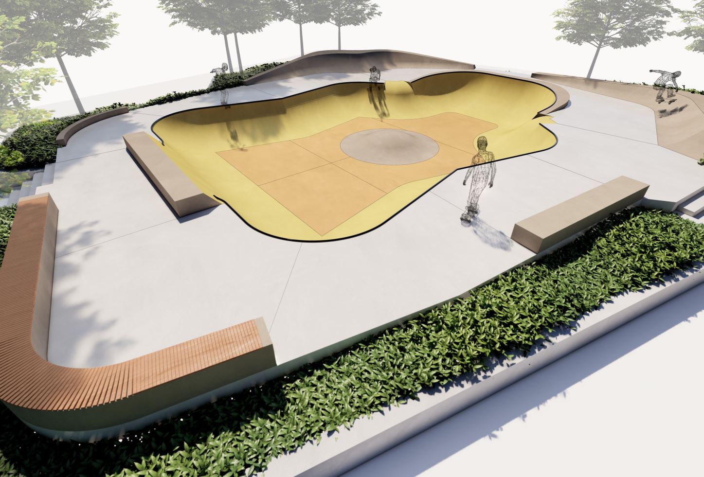 Youth Precinct Skatepark COncept Design