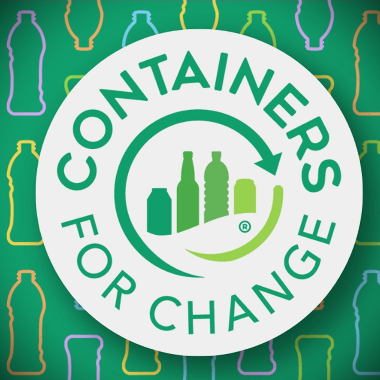 Containers for change logo