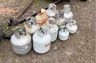 gas bottles