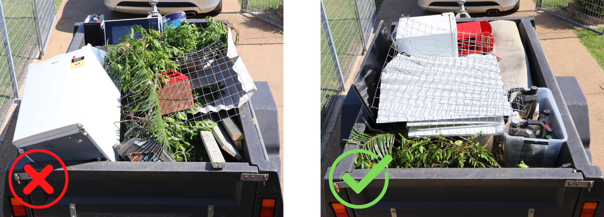 sorted waste