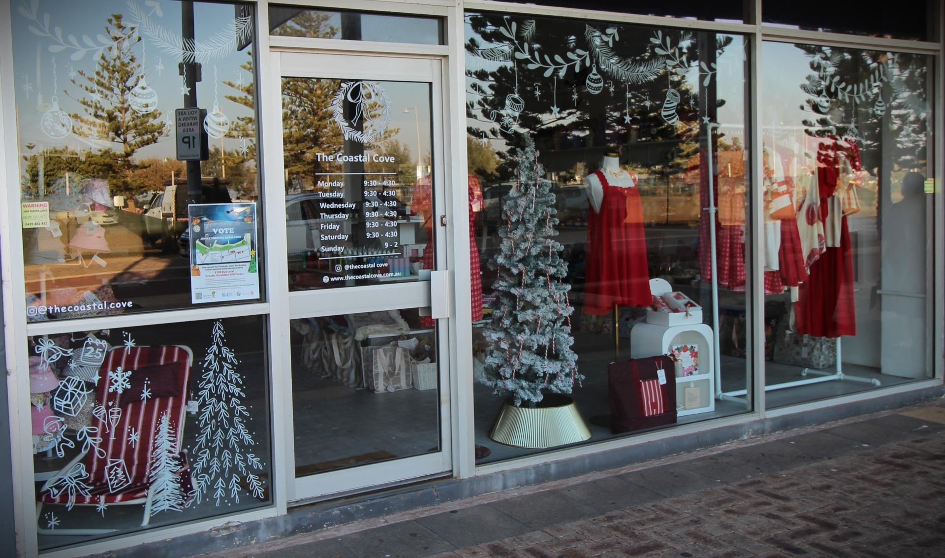 The Coastal Cove shop front