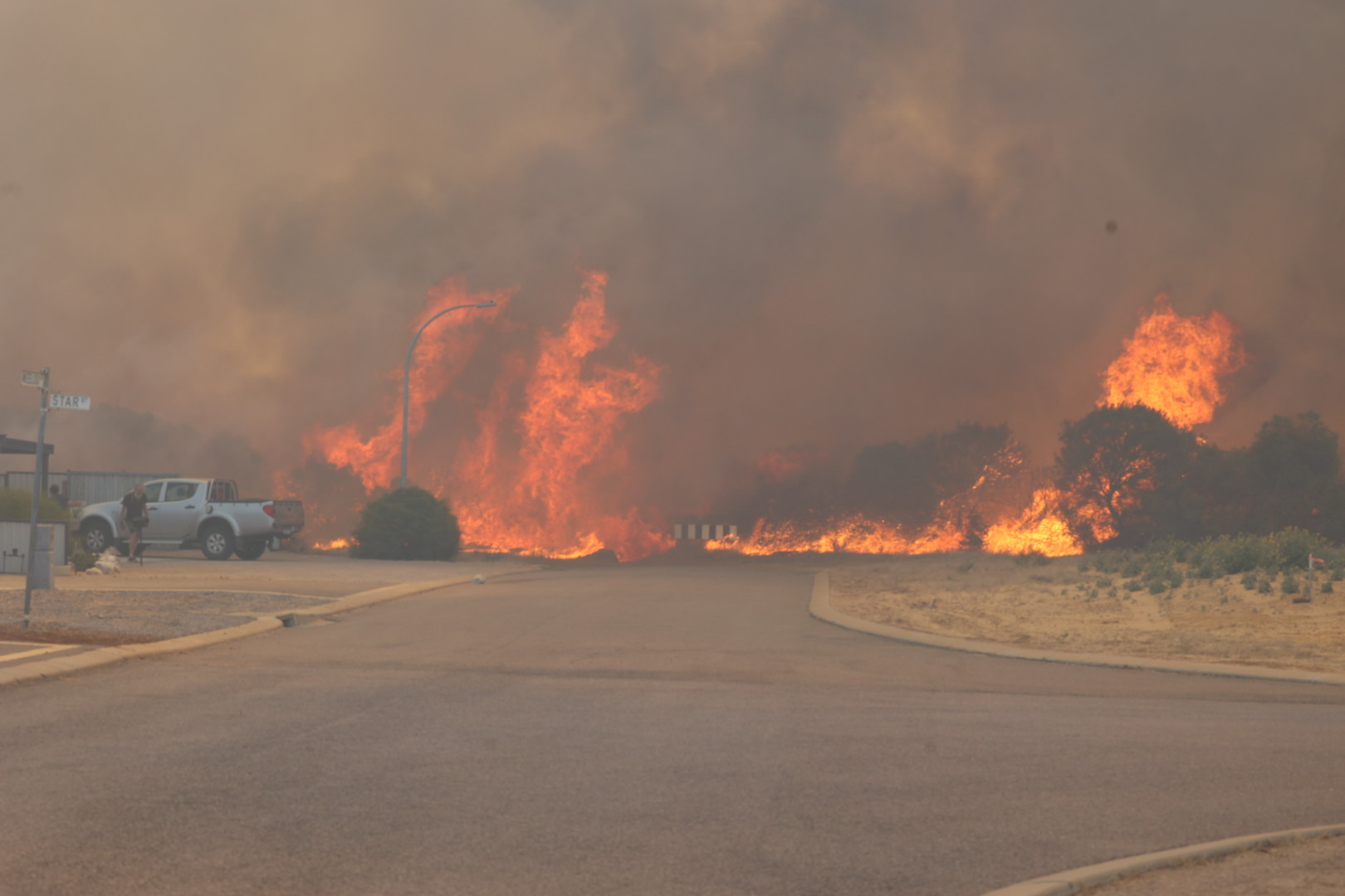 2025 Bushfire in the Chapman River Regional Park.