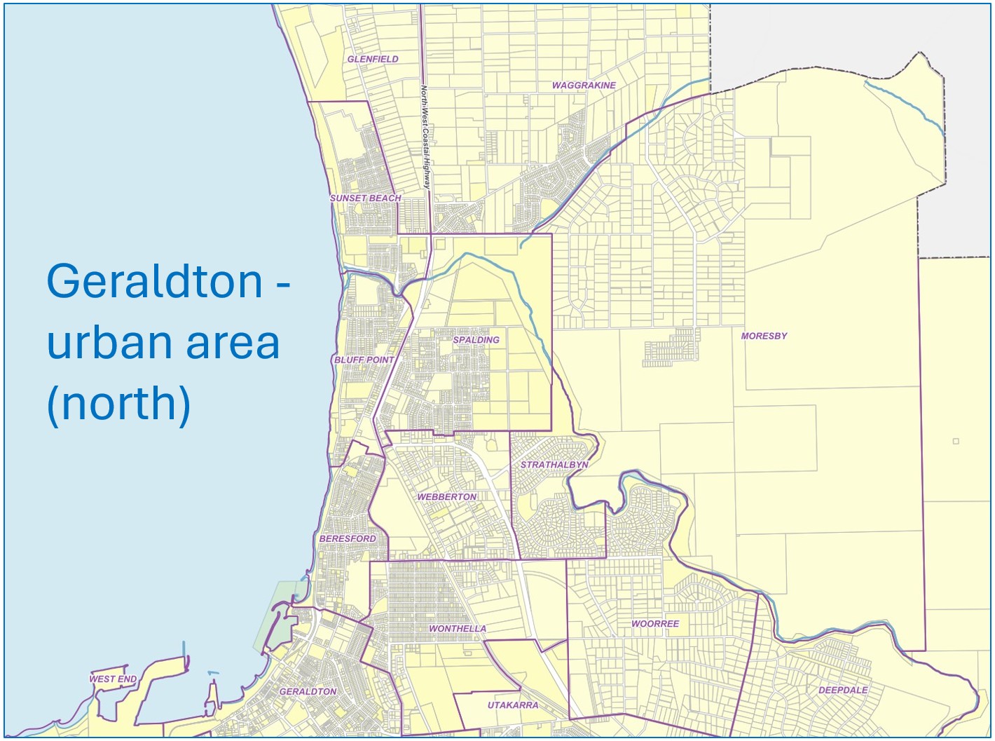 Geradlton irban area - north