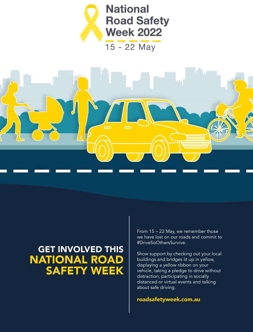 Road safety week poster