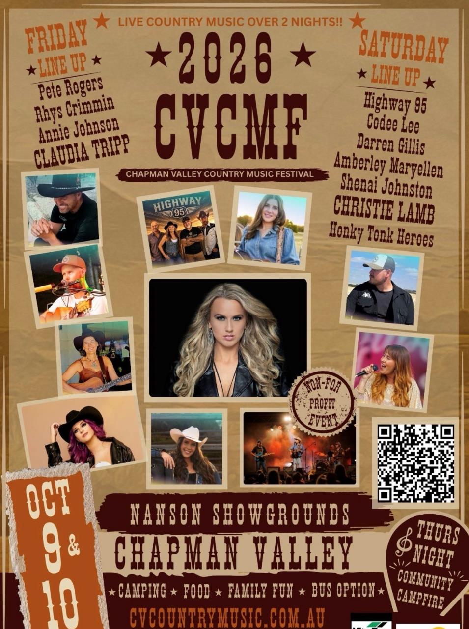 2026 Chapman Valley Country Music Festival