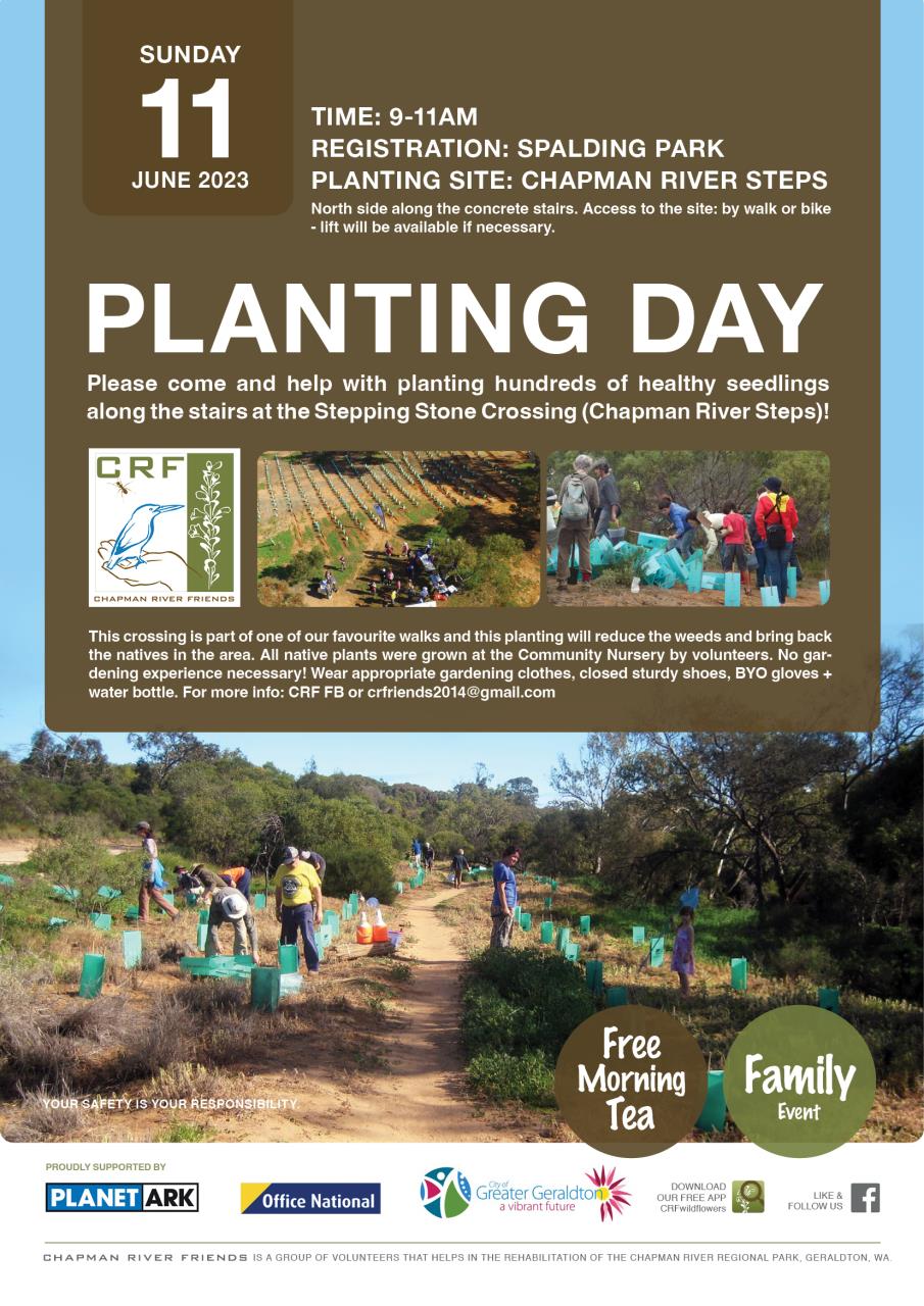 CRF planting day flyer