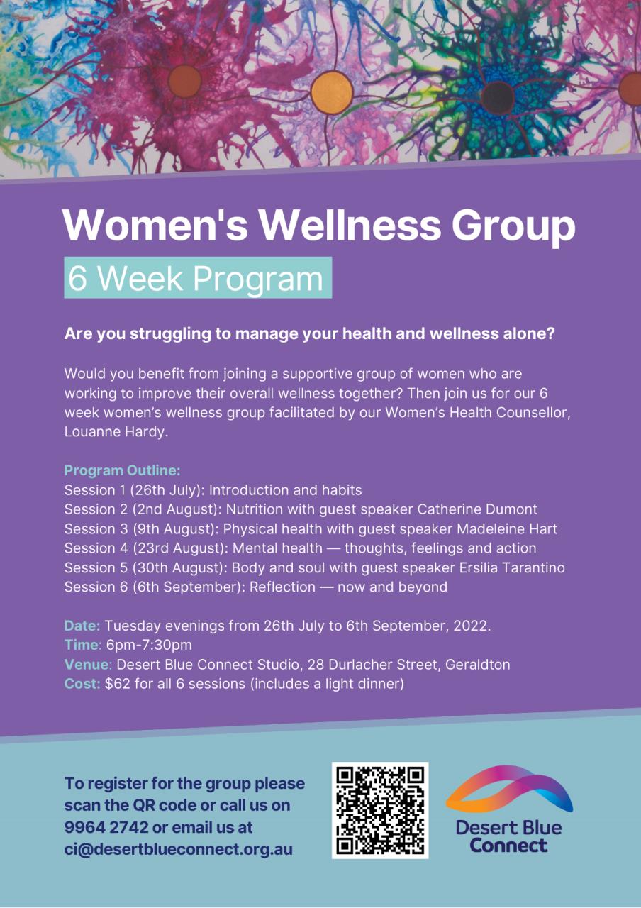 Women's Support Group flyer