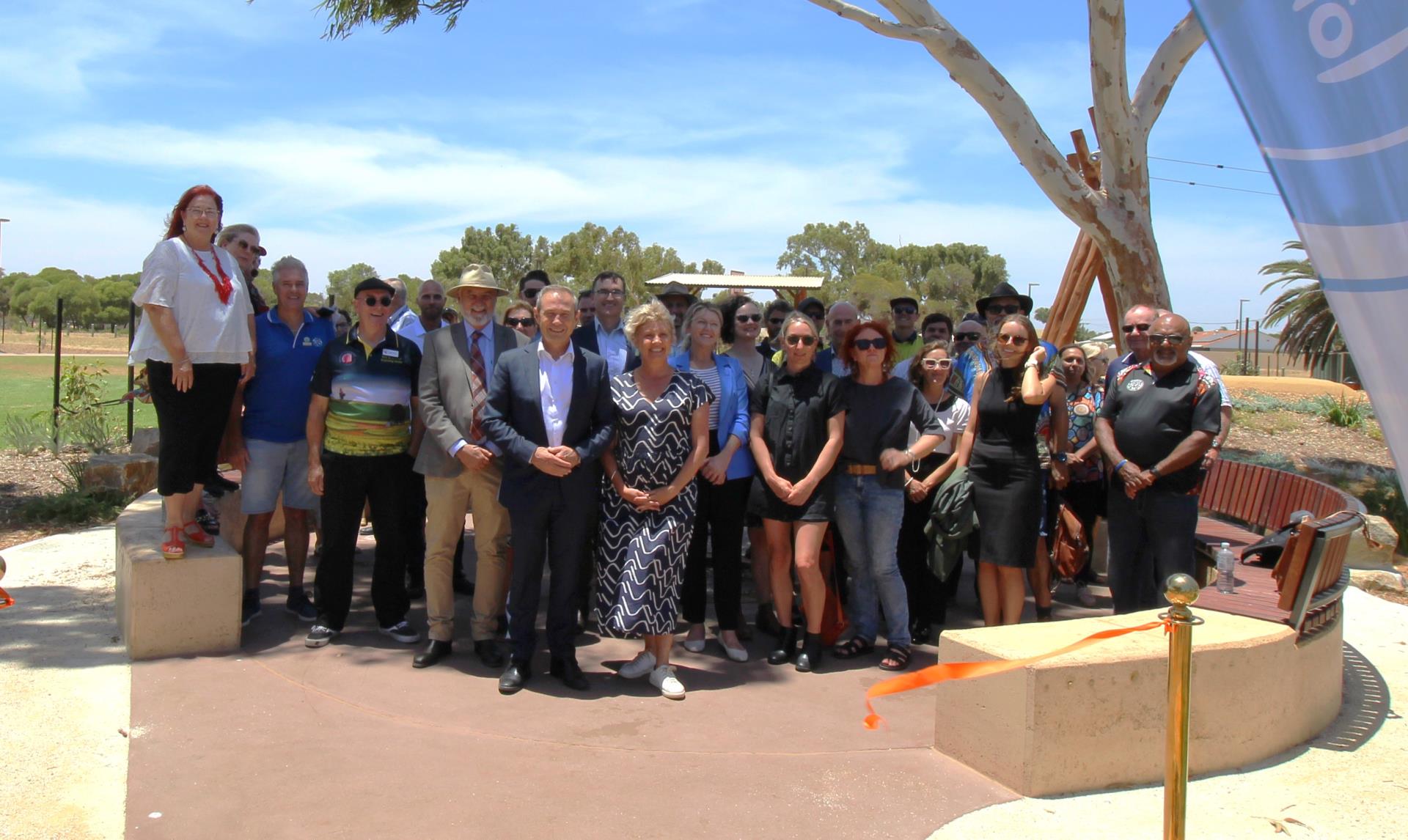 Community members, service providers, project contractors, City staff and Local and State Government representatives celebrated the official opening of Stage Two of the Spalding Revitalisation Plan that include upgrades to the AMC Park and Mitchell Street Community Centre.