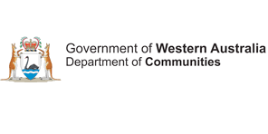 Derpartment of Communities logo