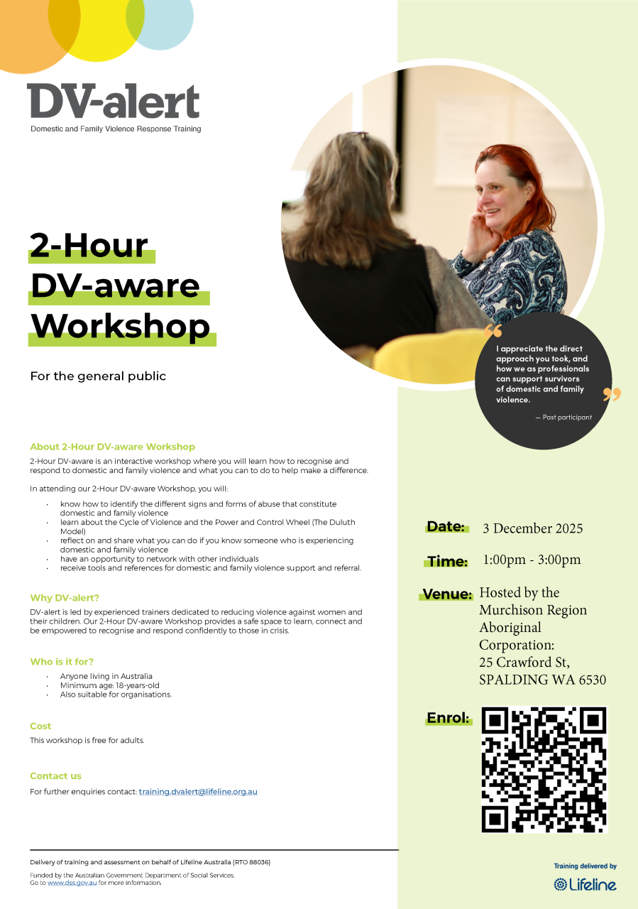 2-Hour DV-aware Workshop