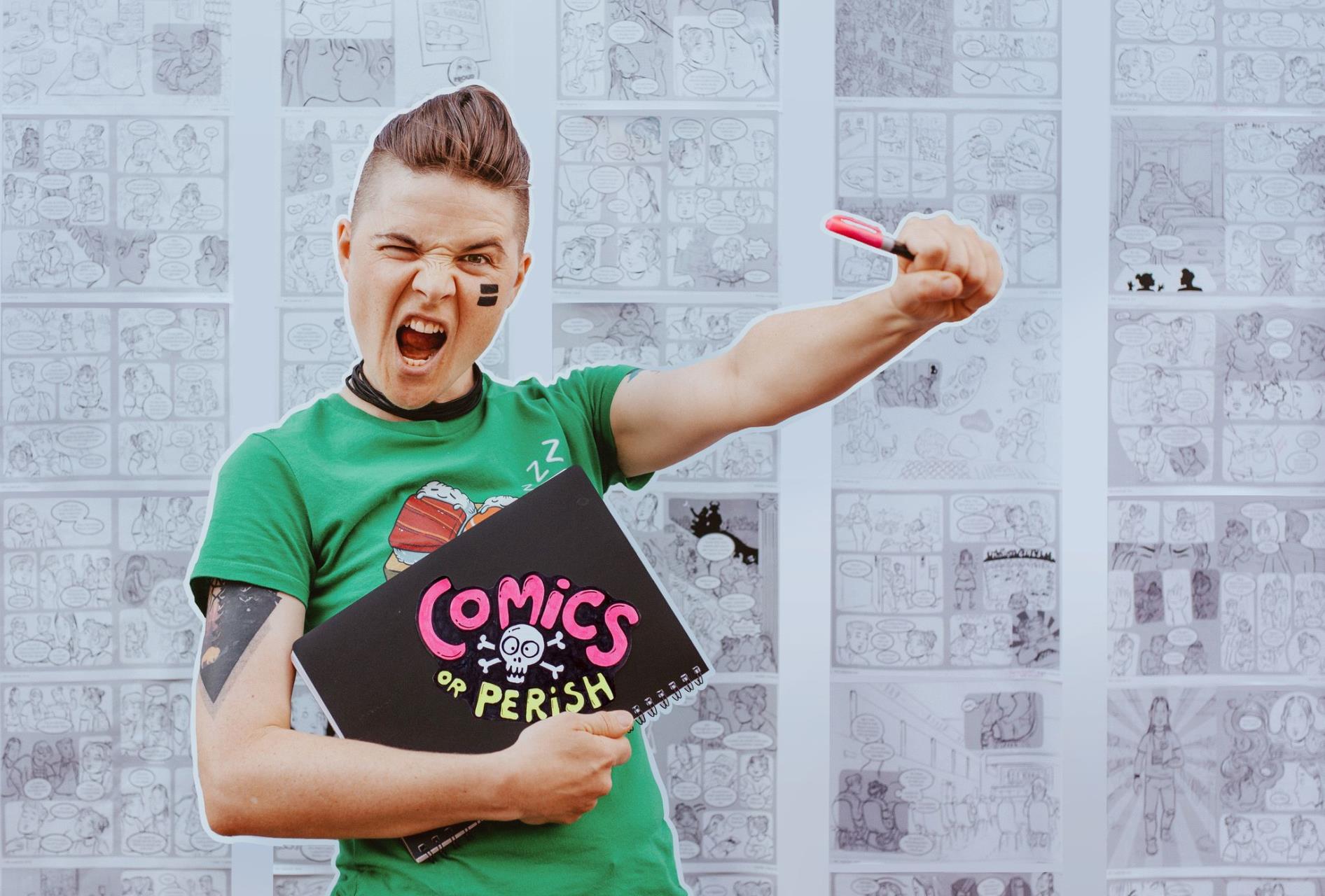 THINKING IN PANELS - a comics workshop with Aśka