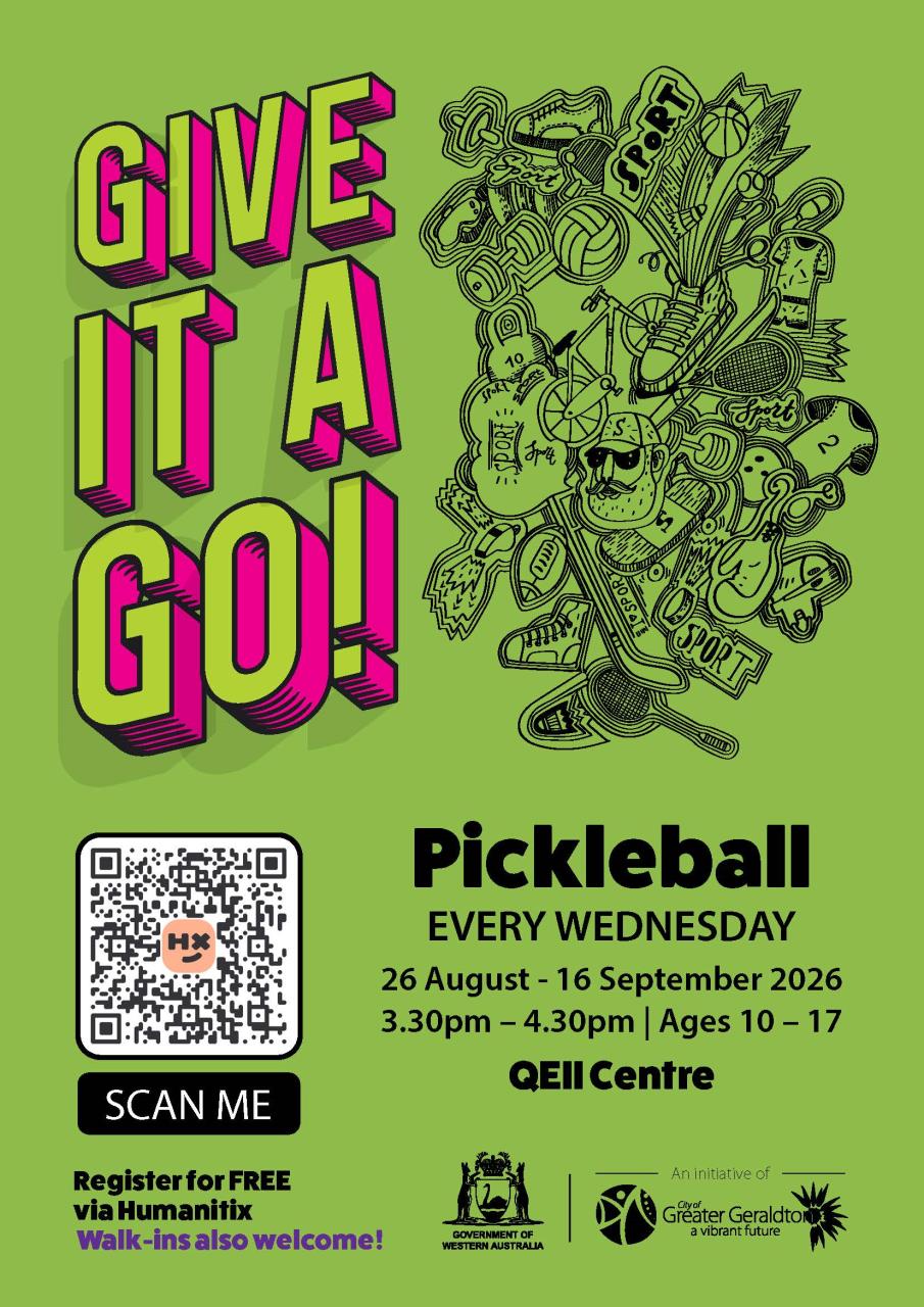 Give it a Go in Term 3 - Pickleball