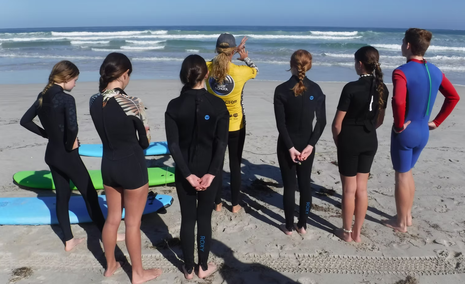 A Glassy Day Surfing