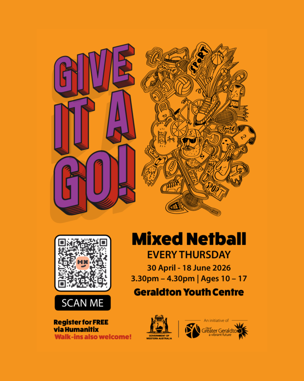 Give it a GO! Mixed Netball