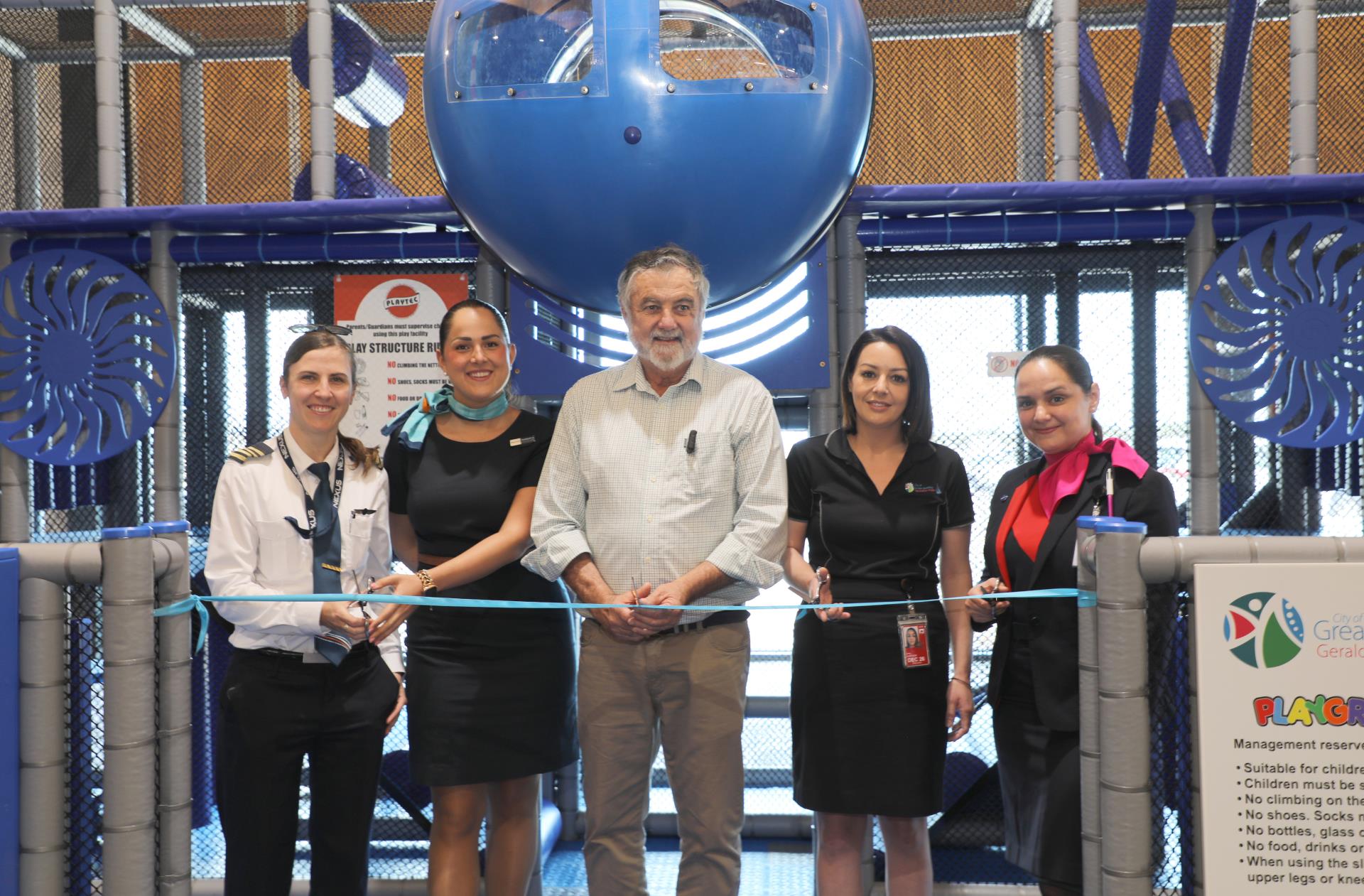 Ready GET Go at brand new Airport playground