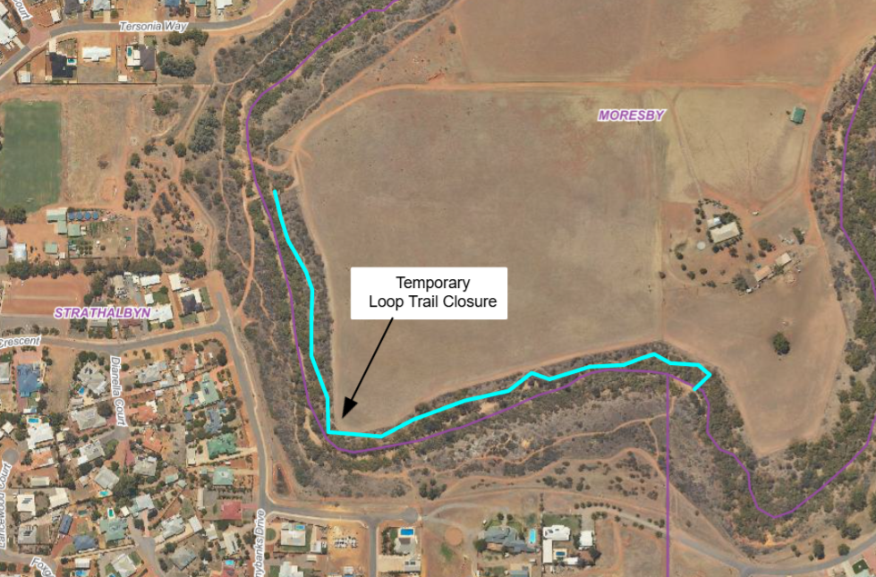 Loop Trail closed for community safety following bushfire