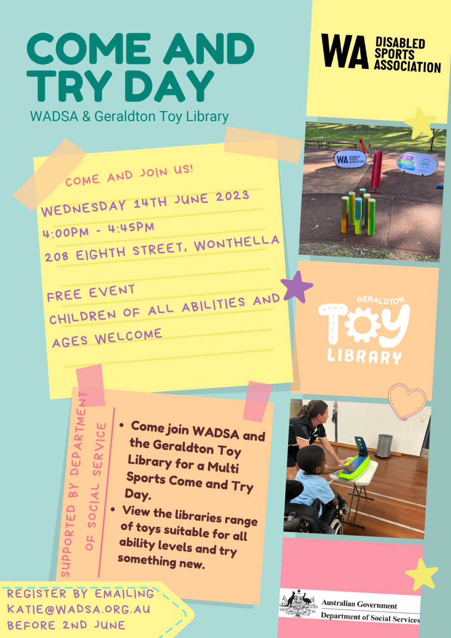 Come and Try Day | Geraldton Toy Library