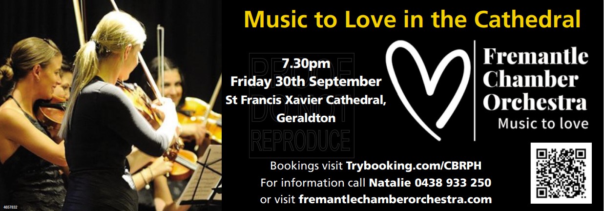 The Fremantle Chamber Orchestra presents Music to Love