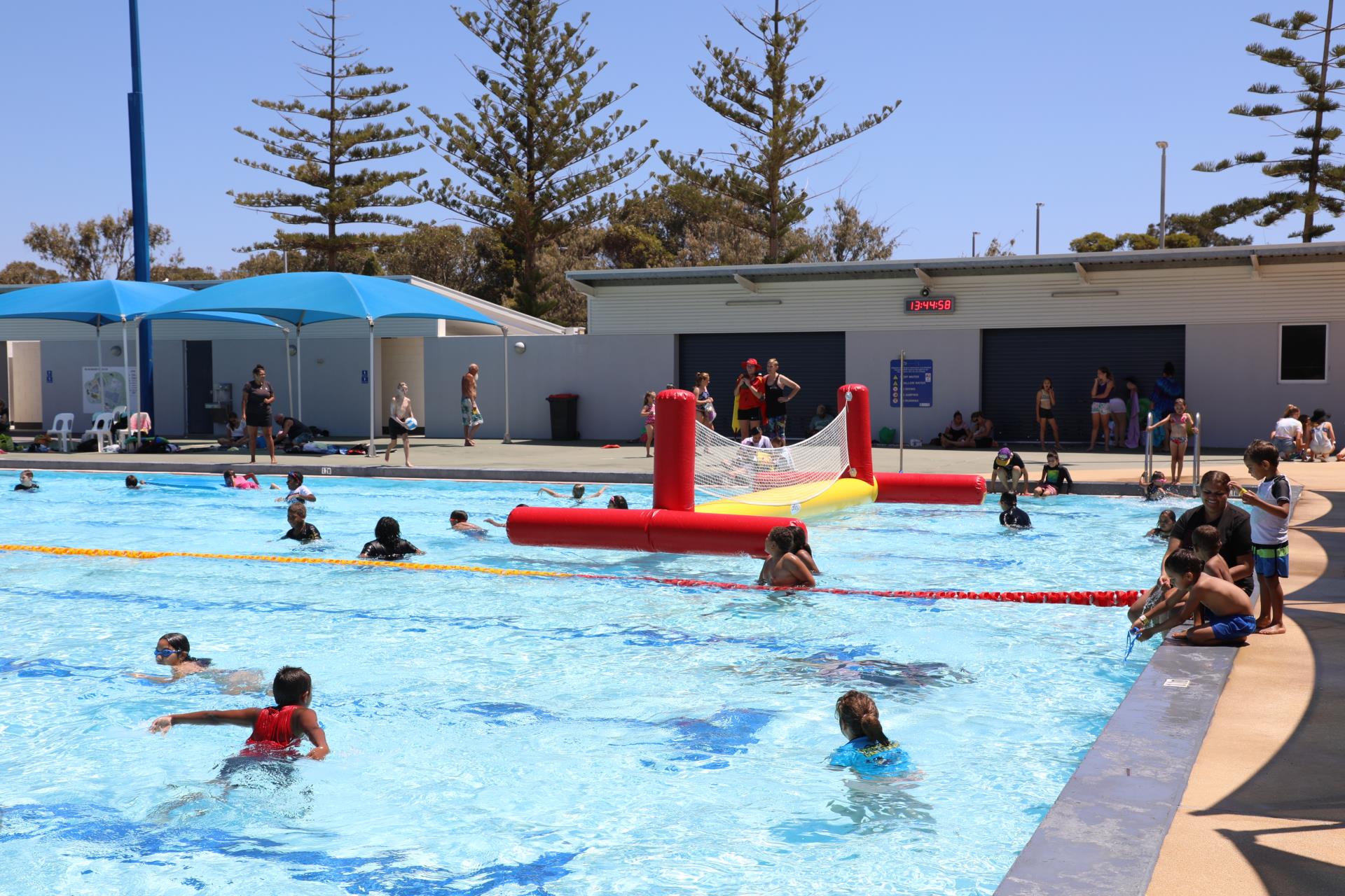 Cyclone Charlotte storm front delays outdoor pool upgrade