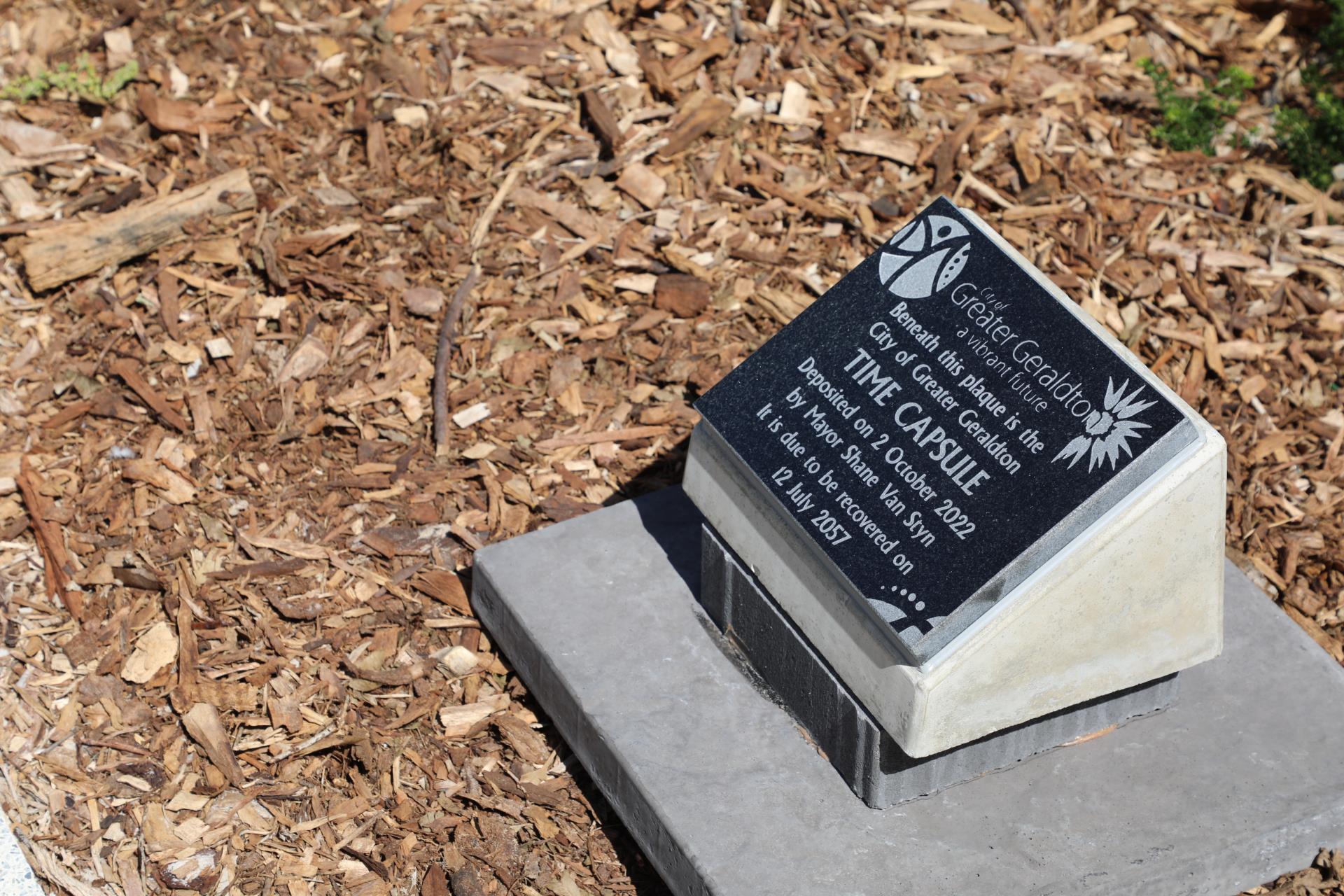 Time capsule buried in transformed park