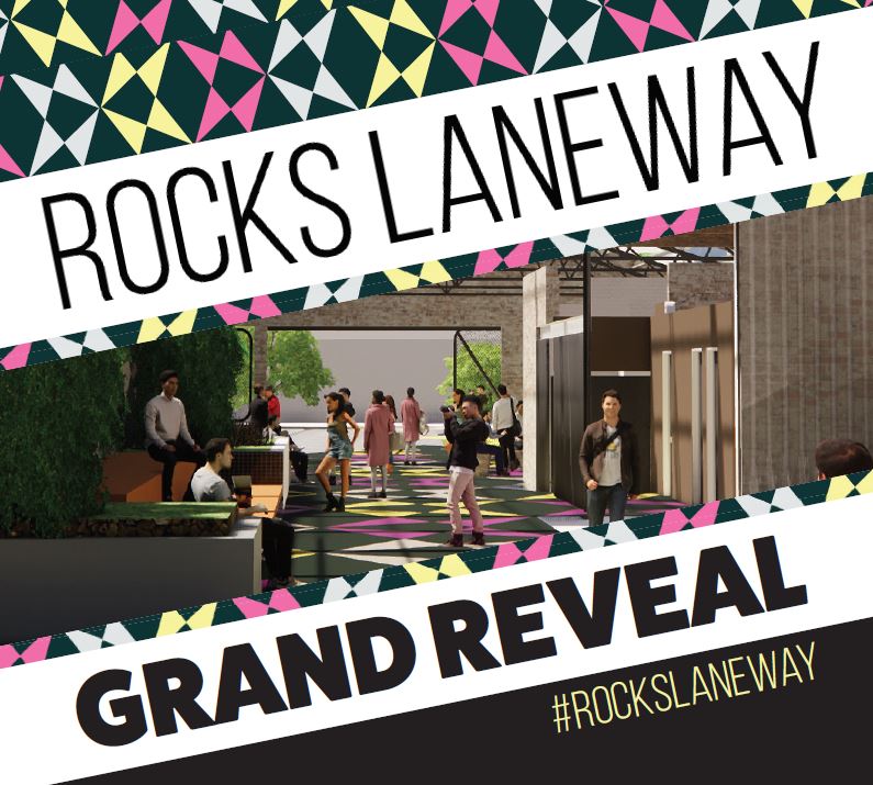 Rocks Laneway gears up for grand reveal