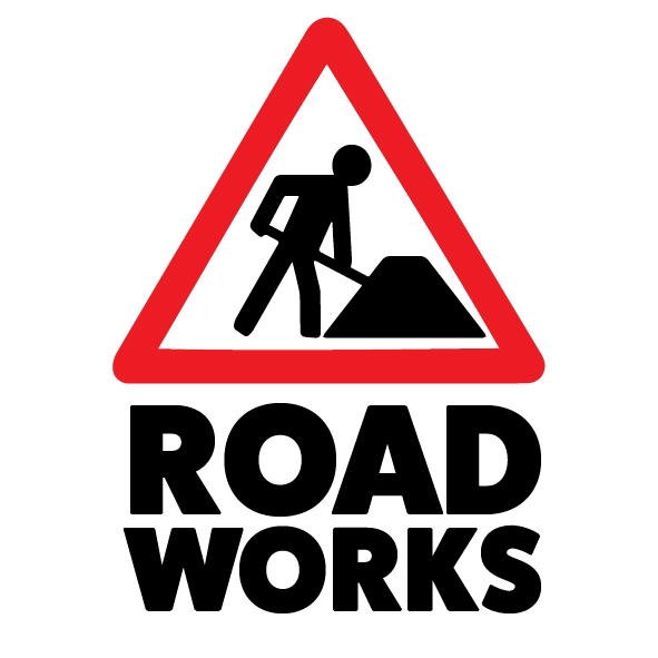 Road Works Sign